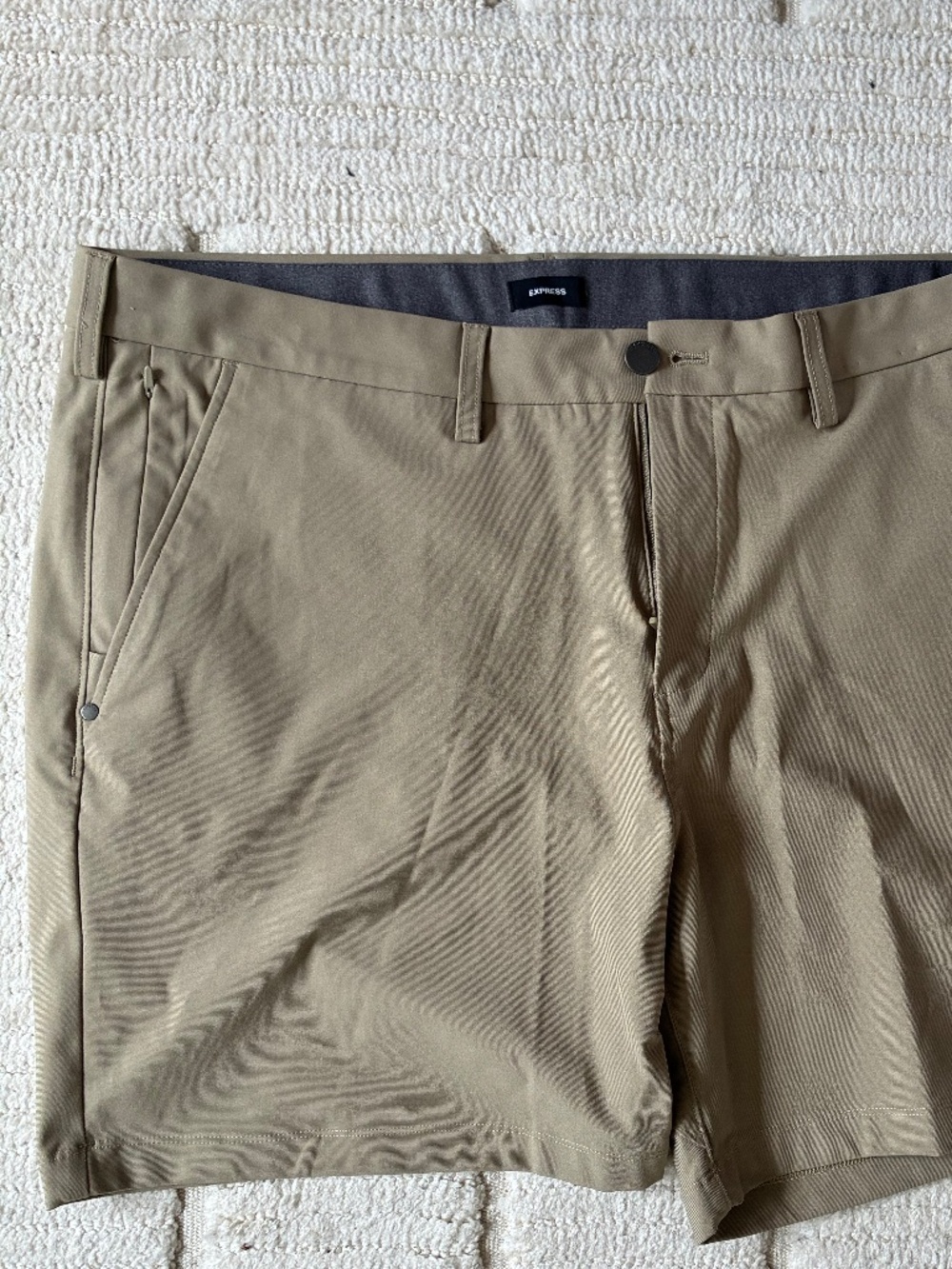 New Express khaki shorts